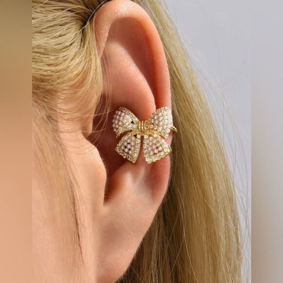 Pearl ear cuff N1241 - Picture 1 of 4